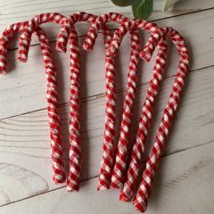 Handmade Decorative Candy Canes Set of 6