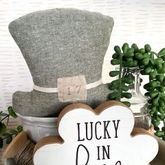 Handmade Fabric Leprechaun Hat