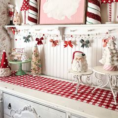 Handmade Felt Bow Garland