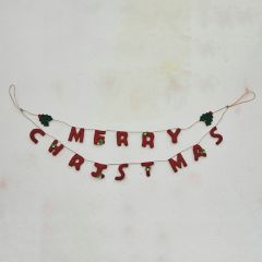 Handmade Felt Merry Christmas Garland