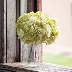 Handmade Hydrangea Light Green 3 Stems