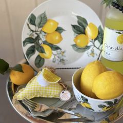 Handmade Lemon Pie Plushie Bowl Filler