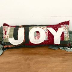 Handmade Quilt JOY Lumbar Pillow