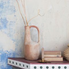 Handmade Rustic Terracotta Pitcher
