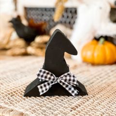 Handmade Wood Witch Hat Set of 3