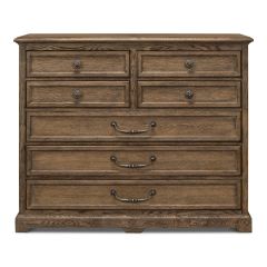 Handsome Oak 7 Drawer Chest