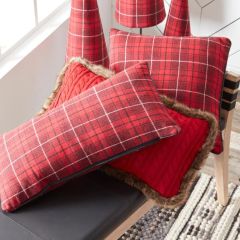 Handsome Plaid Accent Pillow