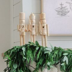 Handsome Wood Nutcracker Set of 3