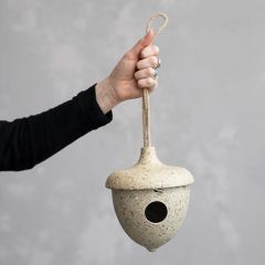 Hanging Acorn Shaped Birdhouse