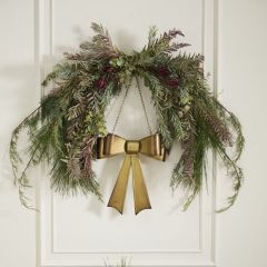 Hanging Gold Metal Bow