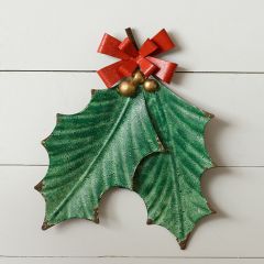 Hanging Holly Leaves Wall Decor