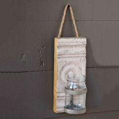 Hanging Mason Jar Sconce