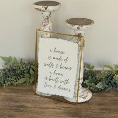 Hanging Metal Floating Photo Frame