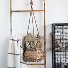 Hanging Rattan Basket