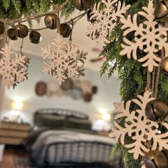 Hanging Snowflake Garland
