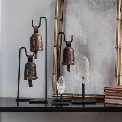 Hanging Vintage Metal Bell Set of 3