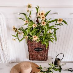 Hanging Willow Weave Basket