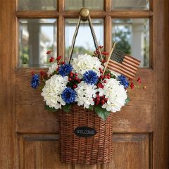 Hanging Willow Weave Basket