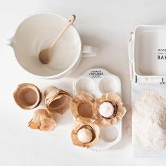 Happiness Is Cupcakes Stoneware Baking Pan