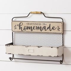 Happiness is Homemade Wall Shelf