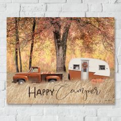 Happy Camper Autumn Wall Art