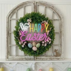 Happy Easter Lighted Neon Sign
