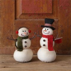 Happy Snowmen Friends Set of 2