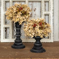 Harvest Accents Boxwood Half Ball With Berries