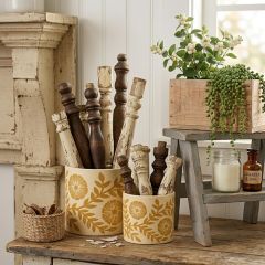 Harvest Bloom Terracotta Planter Pot Set of 2