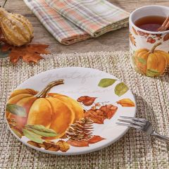 Harvest Essence Fall Salad Plate Set of 4