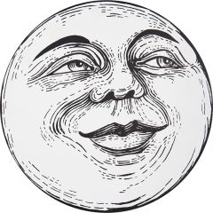 Harvest Hollow Man in the Moon Wall Decor
