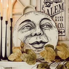 Harvest Hollow Man in the Moon Wall Decor