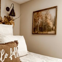 Harvest Hues Framed Canvas Print Wall Art