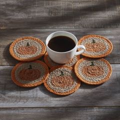 Harvest Pumpkin Coaster Set of 6