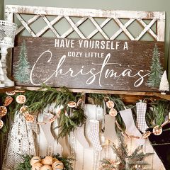 Have Yourself a Cozy Little Christmas Panoramic Canvas Wall Art