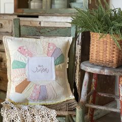 He Is Risen Quilt Accent Pillow