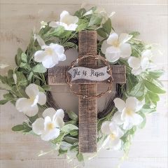 He Is Risen Wreath