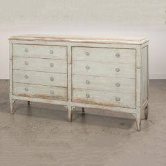 Heavily Distressed Pine Wood Sideboard