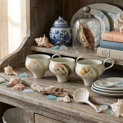 Heirloom Bloom Stoneware Mug Set of 3