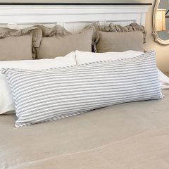 Heirloom Cottage Ticking Stripe Body Pillow Cover