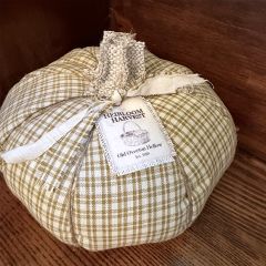Heirloom Harvest Green Plaid Pumpkin