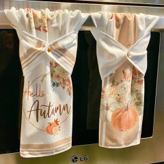 Hello Autumn Tea Towel Set of 2