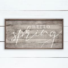 Hello Spring Wall Art