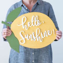 Hello Sunshine Lemon Decor