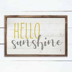 Hello Sunshine Wall Sign