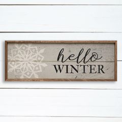 Hello Winter Wall Art