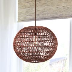 Hemp Rope Globe Pendant Light