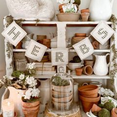 HERBS Fabric Banner Garland