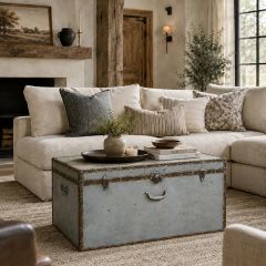 Heritage Iron Trunk Coffee Table