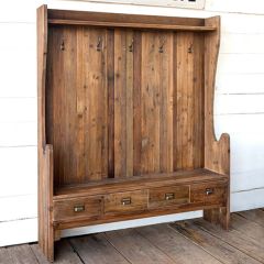 High Back Mudroom Bench